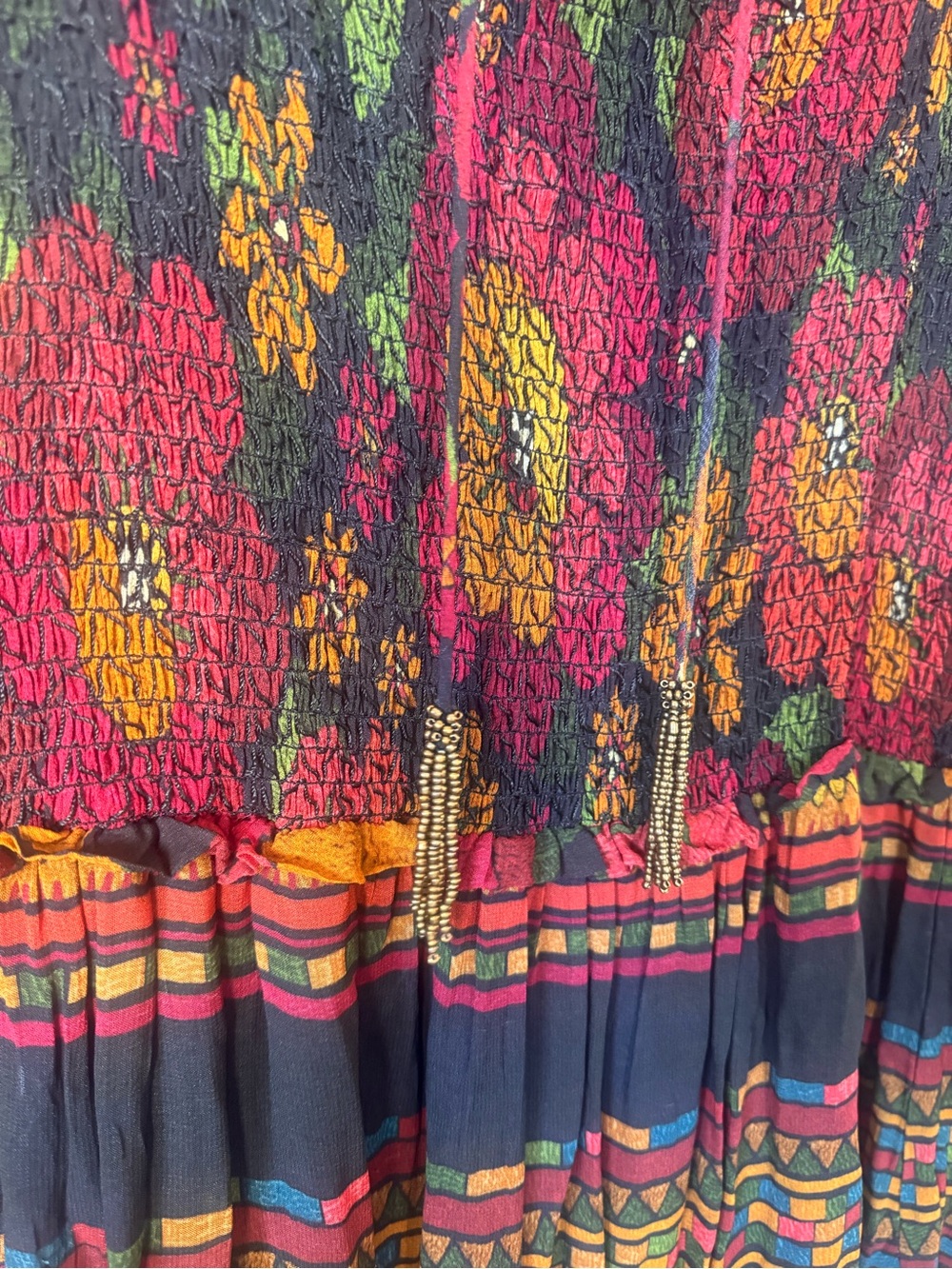 FARM Rio Botanical Tiered Maxi Dress SIZE M - Picture 4 of 5